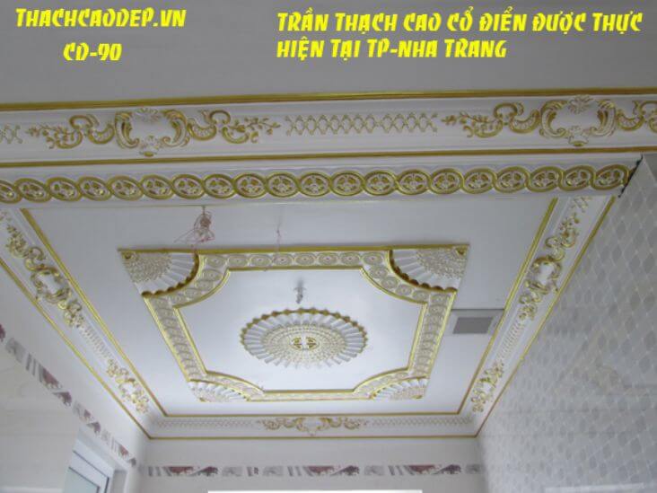 Phào thạch cao đẹp cd90