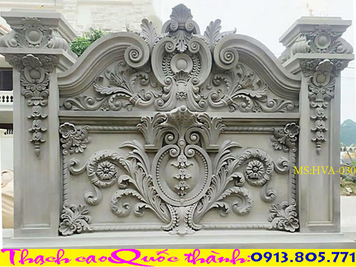 đắp phào chỉ phù điêu mặt tiền HVA030