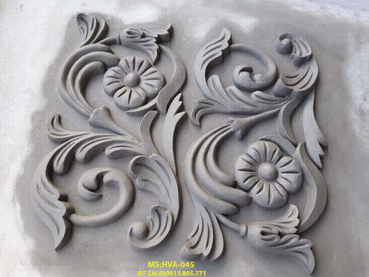 dap chi cua so cua di bang xi mang HVA045