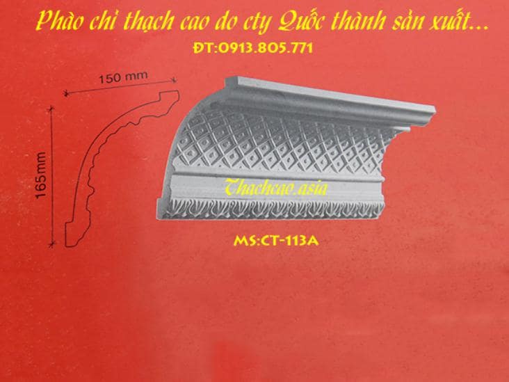 phào chỉ đẹp ct113a